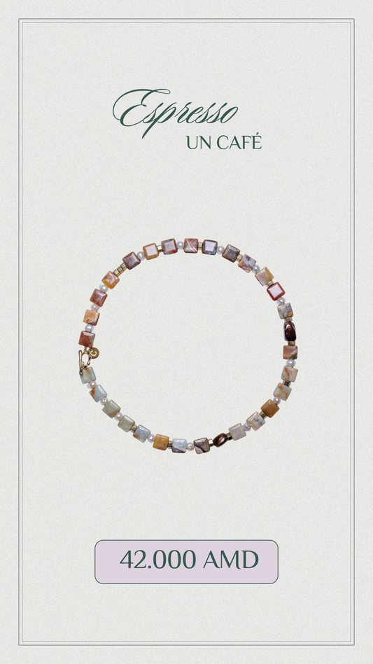 Espresso un cafe necklace