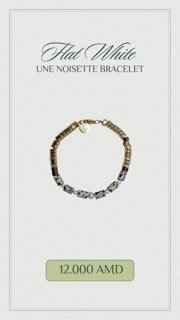 Flat White une noisette bracelet