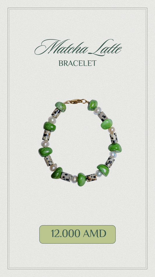 Matcha latte bracelet